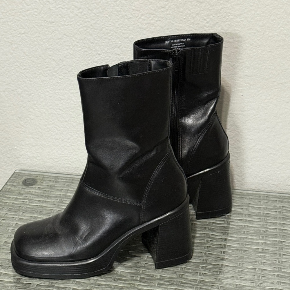 Steve Madden Black Heeled Boots